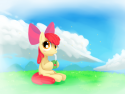 1004applebloom_drinkig_apple_juice_by_cartoonboyplz-d4gf3yz.