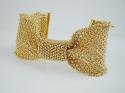 11013_gold_bow_bracelet_seed_beads_bracelet_prom_party_jewelry.