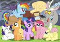 123691594_-_applejack_artist3Aviraljp_Discord_filly_fluttershy_mane_six_pinkie_pie_rainbow_dash_rarity_revenge_twilight_sparkle.