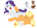 1705787px-Rarity_AppleJack_Tribbing_MegaSweet.