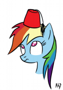 176755001_-_familiar_fez_fez_fezes_are_cool_hat_rainbow_dash.