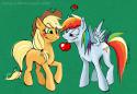 2511applejack_and_rainbow_dash_by_fukari-d483ftj.