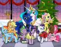 265299544_-_applejack_artistAchibi-jen-hen_celestia_fluttershy_luna_pinkie_pie_rainbow_dash_rarity_spike_twilight_sparkle.