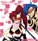 2705Kamina_and_Yoko__3_by_ValeryaSaku.