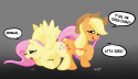 3149677303_-_Applejack_Friendship_is_magic_My_Little_Pony_SmittyG_fluttershy.