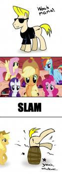 335380430_-_applejack_fluttershy_johnny_bravo_pinkie_pie_ponified_rainbow_dash_rarity.