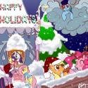 361693464_-_applejack_artist3ABetweenFriends_Christmas_fixed_fluttershy_pinkie_pie_rainbow_dash_rarity_snow_twilight_sparkle.