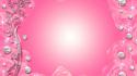 42200_diamond-heart-n-flowers-pink-backgrounds.