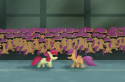 445682359_-_apple_bloom_artist3Aqaxis_clones_crossover_matrix_scootaloo_sunglasses.