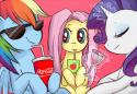 47796956_artist_yubi_Coca_Cola_FlutterJuice_fluttershy_Product_placement_rainbow_dash_rarity.