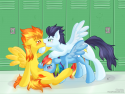 49911_870859_-_Friendship_is_magic_My_Little_Pony_Rainbow_Dash_Spitfire_ratofponi_soarin.