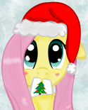 6828artist3AAnquietasPony_card_Christmas_cute_fluttershy.