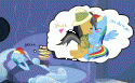 7160783377_-_Daring_Do_Friendship_is_magic_My_Little_Pony_Rainbow_Dash_animated_tiarawhy.