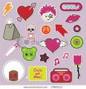 7177stock-vector-collection-of-children-s-stickers-emo-and-pinks-27809110.
