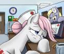 84373487_-_artist3Agsphere_derpy_hooves_nurse_redheart.