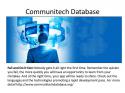 86463_Communitech_Database.