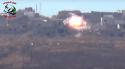 9164_Hama__Knights_Brigade_hits_a_pickup_in_Mughayr_area_with_missile__Knights_-03.