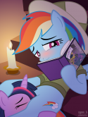 9175792443_-_Daring_Do_Friendship_is_magic_My_Little_Pony_Rainbow_Dash_Twilight_Sparkle_syoee_b.