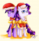 9514artist_hungrychickens_Christmas_rarity_twilight_sparkle.