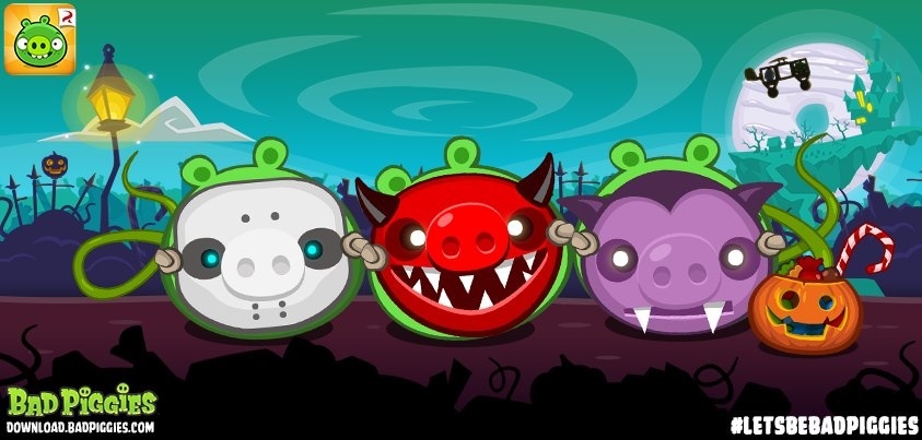 Вышло обновление Bad Piggies! 16675_Maski