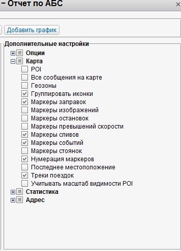 События на карте в виде маркеров