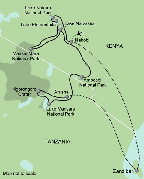 Кения - Танзания в августе 2014
